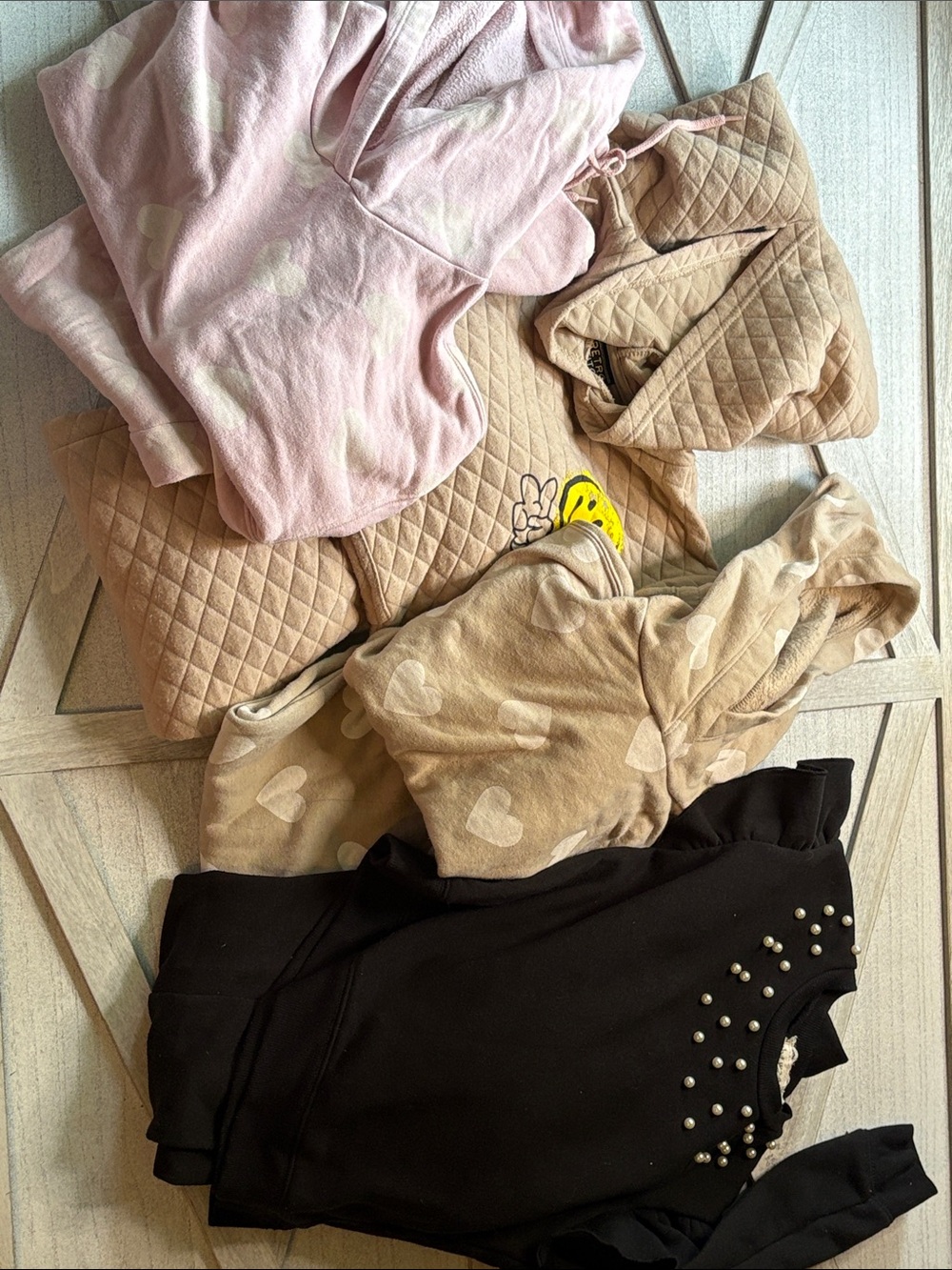 Girl’s Multi-Brand Jogging Suit Bundle, Old Navy,BTween, Stitch
